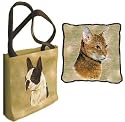 Abyssinian Cat Woven Tote Bag