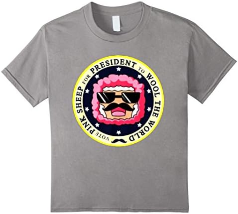 Kids Presidential Pink Sheep Tee- Shirt 12 Slate