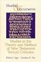Studies in the Theory and Method of New Testament Textual Criticism (Studies and Documents)