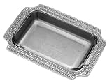 Wilton Armetale Flutes and Pearls Rectangular Baker