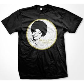 Michael Jackson Record Memorial T-Shirt (Mens and Womens)