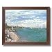 Claude Monet Tropical Beach Sailboat Landscape Picture Framed Art Print