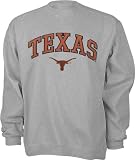 Texas Longhorns Youth Grey Tackle Twill Crewneck Sweatshirt