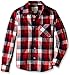 The Children's Place Big Boys' Poplin Long Sleeve Woven Plaid Shirt