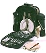 Faringdon 4 Person Picnic Backpack 2 Tone Green