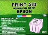 set of two compatible epson t052+ colour inkjets