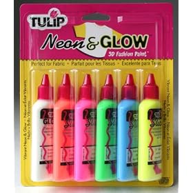 Tulip Spray Paint Starter Set (Neon Glow, Pack of 6)