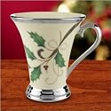 Lenox Holiday Nouveau Platinum Accent Mug
