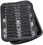 Range Kleen Porcelain Broiler Pan with Porcelain Grill