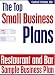 Restaurant and Bar Sample Business Plan 2004/2005 Edition