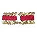 BellyLady Belly Dance Wrist Ankle Cuffs Bracelets, Halloween Costume Accessory-Lake Blue