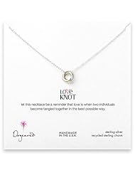 Dogeared Love Knot Necklace, Sterling Silver