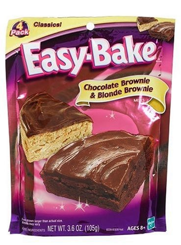 Childrens Toyshop  Toys : Easy Bake Oven Refill: Kids Favorite: Chocolate Brownie & Blonde Brownie
