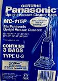 Panasonic MC115P Micron Paper Bag for the MC and MC-V 3 Bags per Pack