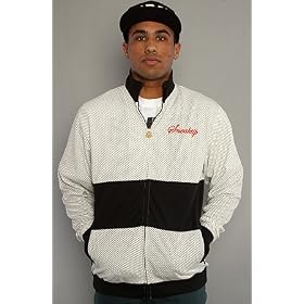 Sneaktip The All Star Force Track Jacket in White,Track Jackets for Men