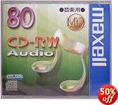 �����}�N�Z�� ���y��pCDRW���f�B�A80�� 1���P�[�X���� CDRWA80MQ.1TP