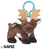 Holiday Reindeer Kinz Klip Webkinz by Ganz