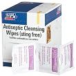 First Aid Only Antiseptic Cleansing Wipe (sting Free), 50-Count Boxes (Pack of 12)