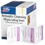 First Aid Only Antiseptic Cleansing Wipe (sting Free), 50-Count Boxes (Pack of 12)