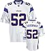 Chad Greenway Youth Jersey: Reebok White Replica #52 Minnesota Vikings Jersey - Small (8)