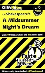 CliffsNotes on Shakespeare's A Midsummer Night's Dream