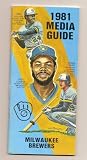 1981 Milwaukee Brewers Media Guide MLB Baseball