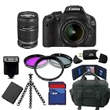 Canon Eos Rebel 550D SLR Camera + 18-55mm + 55-250mm 32GB Lens Package Picture