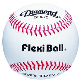 Diamond DFX-9C Cloth Covered Practice Baseball (12 Balls)