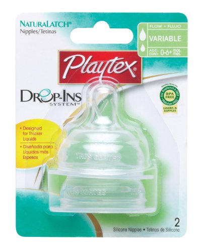 Playtex NaturaLatch Silicone Y-cut Nipple - 2 pack --