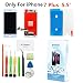 for iPhone 7 Plus Screen Replacement 5.5', 3D Touch Display Full HD Repair kit, Digitizer Assembly with Tools Set, Tempered Glass, Instruction(White)
