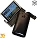 Suncase Ledertasche (Lasche mit R&Atilde;&frac14;ckzugfunktion) f&Atilde;&frac14;r Nokia E7-00 schwarz