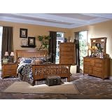 Nebraska Mission Bedroom Set (King) by World Imports