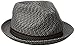 Bailey of Hollywood Men's Mannes Braided Fedora Trilby Hat