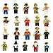 Lanlan Lot of 20 New Minifigures Men People Minifigs