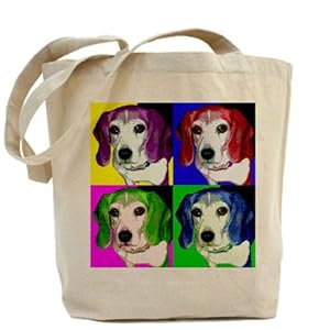 CafePress Pop Beagle Tote Bag - Standard Multi-color