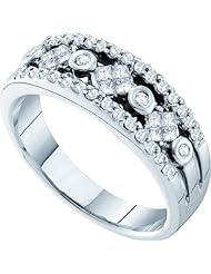 0.48CTW ROUND PRINCESS DIAMOND LADIES FASHION BAND
