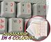 ARMENIAN KEYBOARD STICKERS WITH RED LETTERING ON TRANSPARENT BACKGROUND Image