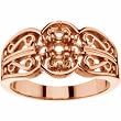 14K Rose Gold Mother's Ring - 5 Gemstone -- YOU CHOOSE THE COLORS!