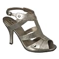 Women's Mossimo&reg; Pam Nailhead Sandals - Metallic