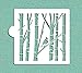 Birch Trees and Cardinal Cookie and Craft Stencil CM150 by Designer Stencils