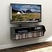 Prepac Altus Black Wall Mounted A/V Console