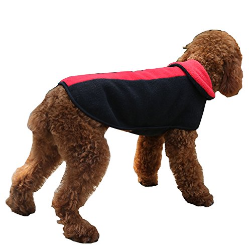 OCSOSO Winter Fleece Dog's Coat Jacket For Small/Medium/Large Dogs