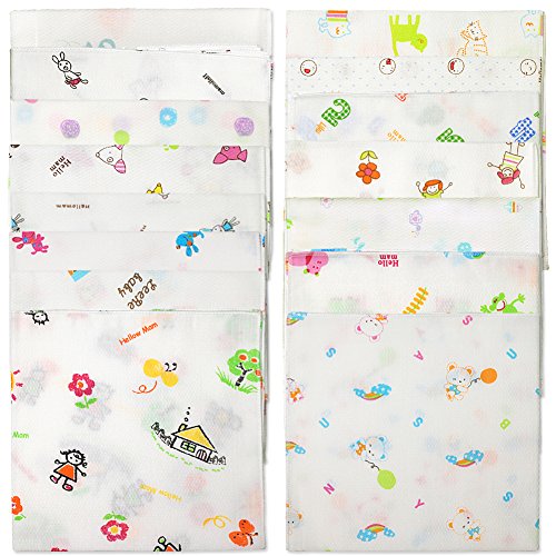Sweet layette 15 pcs 100% cotton baby handkerchief gauz…