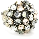 Sorrelli Snow Bunny Neutral Crystal Globe Silv