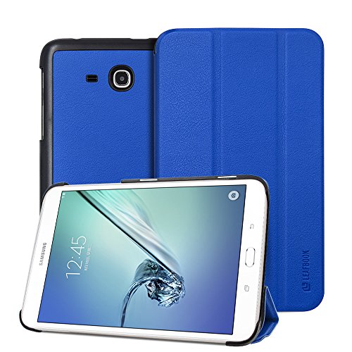 Galaxy Tab E Lite 7.0 Case - Leafbook Ultra Slim Stand Cover Case For Samsung Galaxy Tab E Lite 7.0 & Tab 3 Lite 7.0 Tablet T110/T111, Blue