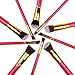Unimeix? 10 pcs Premium Synthetic Kabuki Makeup Brush Set Cosmetics Foundation Blending Blush Eyeliner Face Powder Brush Makeup Brush Kit (Rose Golden)¡­