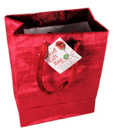 High Quality Hearts Velvet Valentine Gift Bag 7