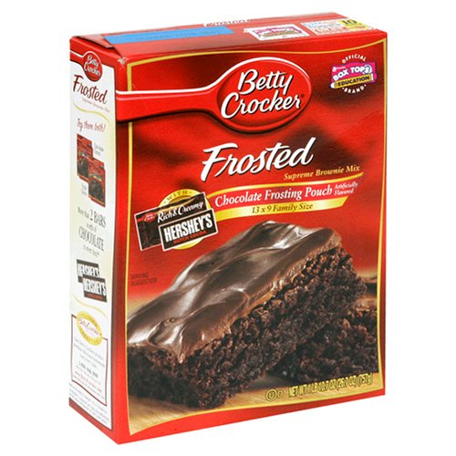 Betty Crocker Supreme Brownie Mix, Frosted, 26.7-Ounce Pouches (Pack of 12) by Betty Crocker