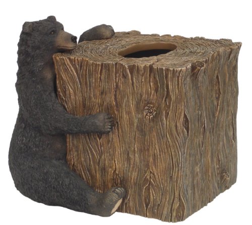 Black Bear Lodge Tissue Box