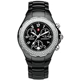 Michele Tahitian Black Ceramic Diamond Ladies Watch MWW12B000002 by Michele